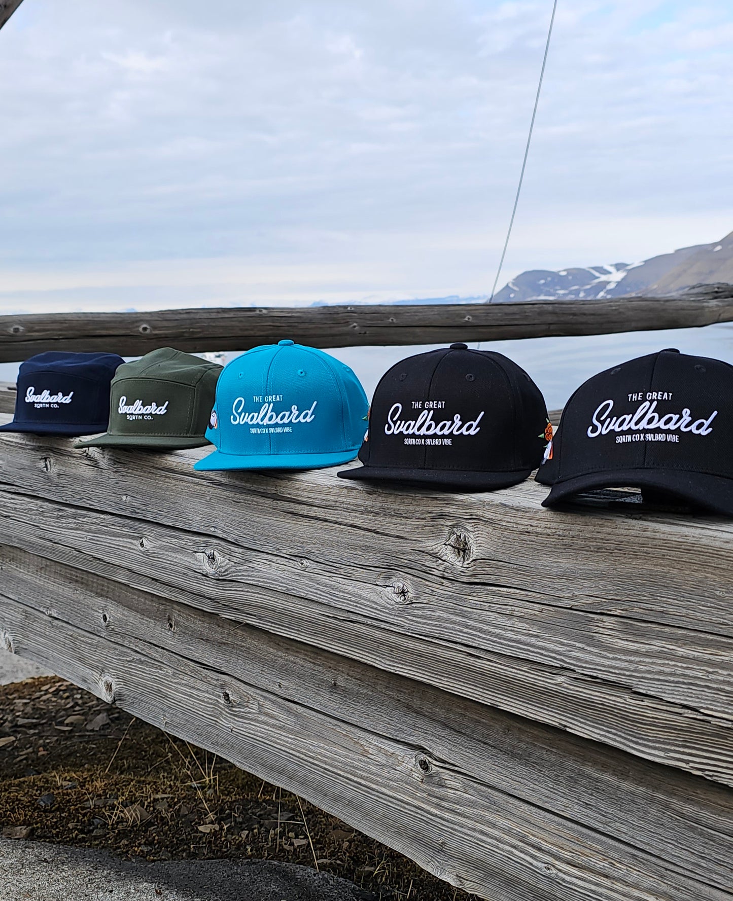 SVALBARD KIDS 5-PANEL CAP OLIVE