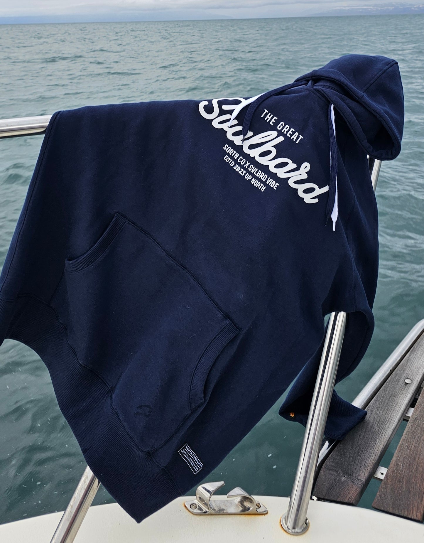 HOODIE THE GREAT SVALBARD NAVY