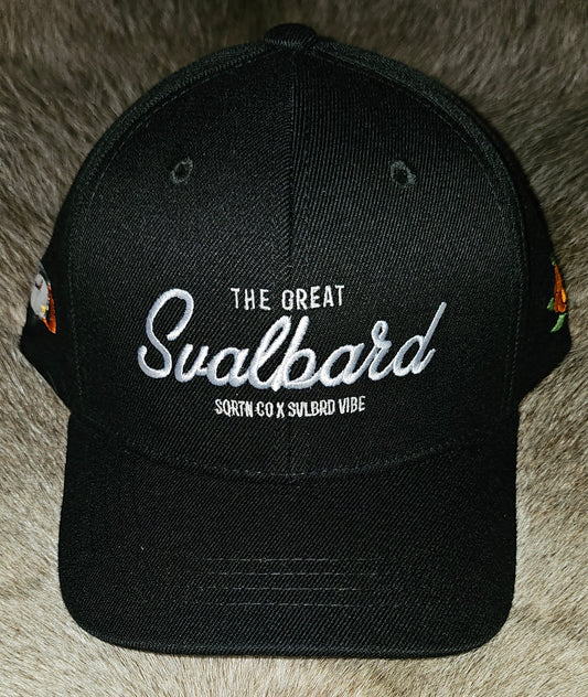 THE GREAT SVALBARD KIDS CAP HOOKED BLACK