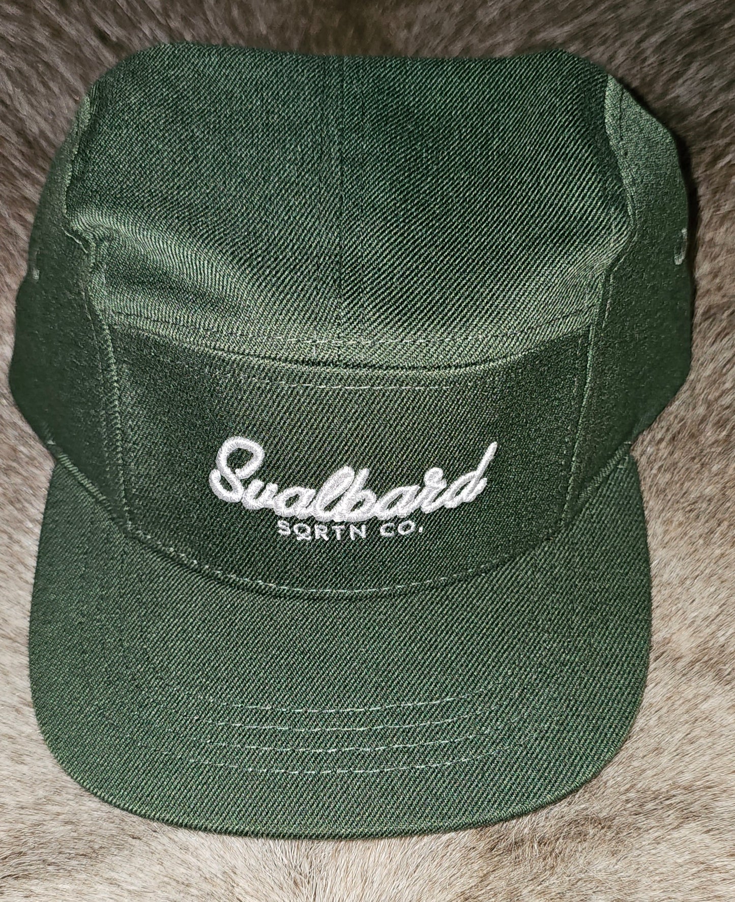 SVALBARD KIDS 5-PANEL CAP OLIVE