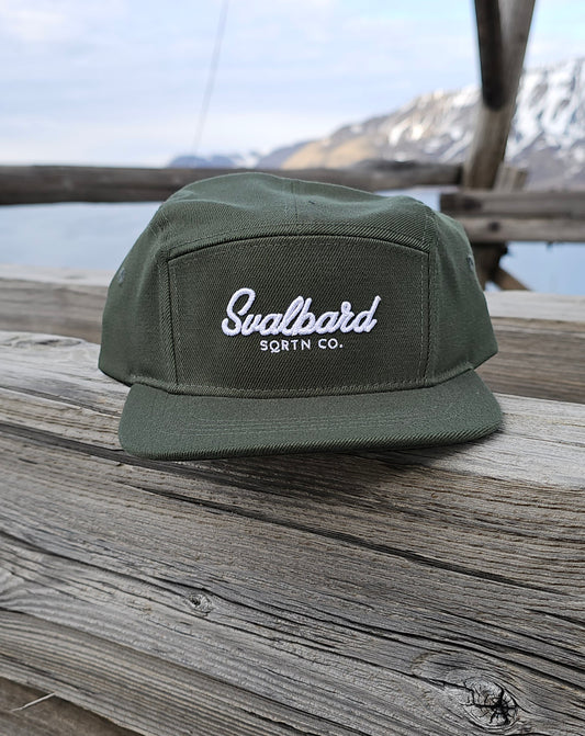 SVALBARD KIDS 5-PANEL CAP OLIVE